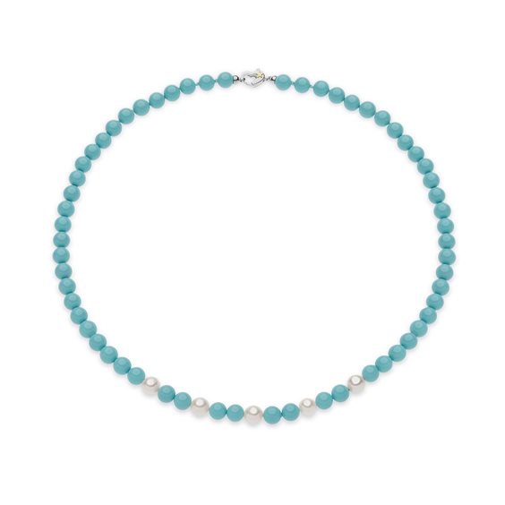 Collana Comete Donna FANTASIA DI PERLE ARGENTO in Oro FWQ331 - FWQ331